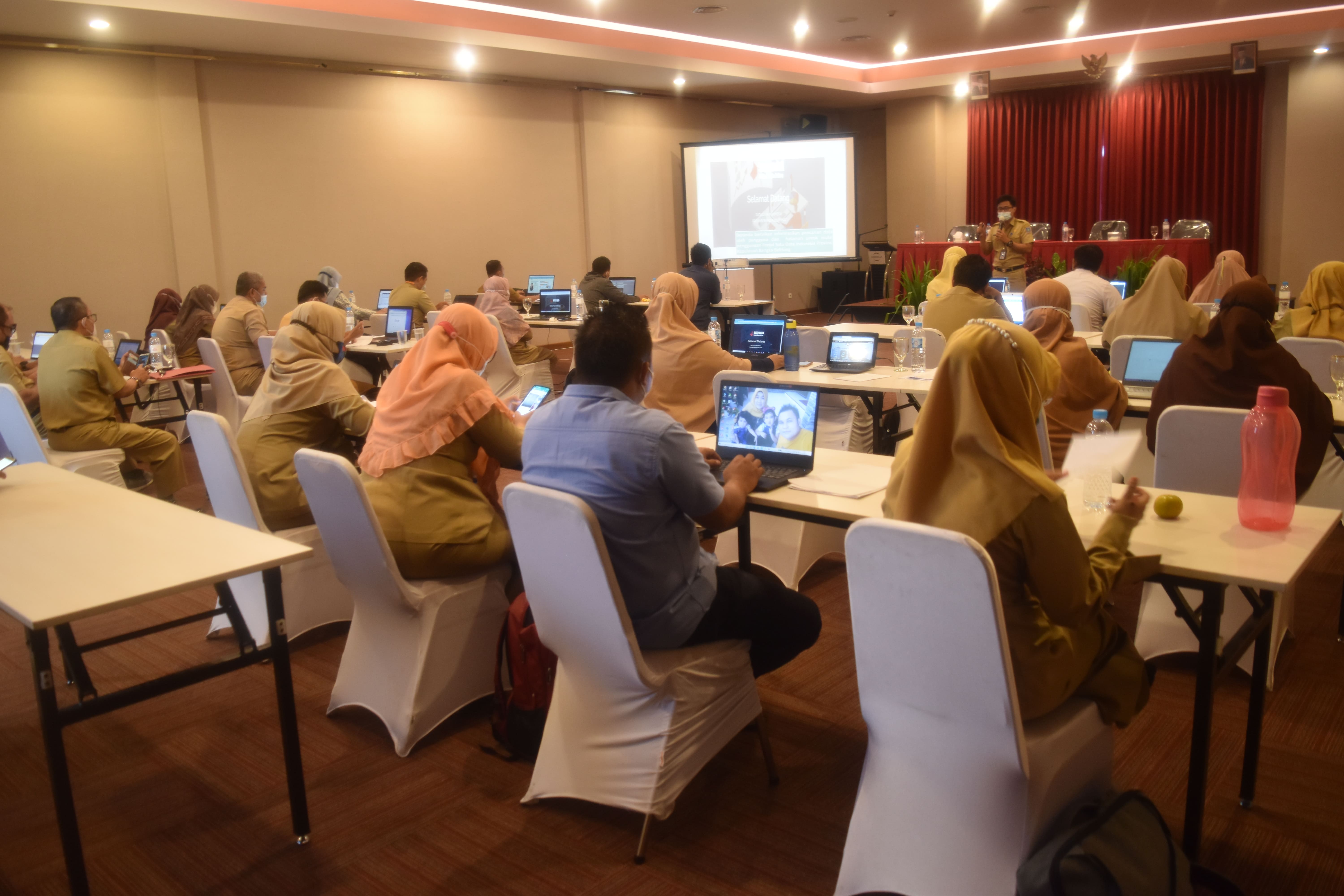 Workshop Teknik Pengolahan Data Statistik Sektoral Provinsi Kepulauan Bangka Belitung Tahun 2021